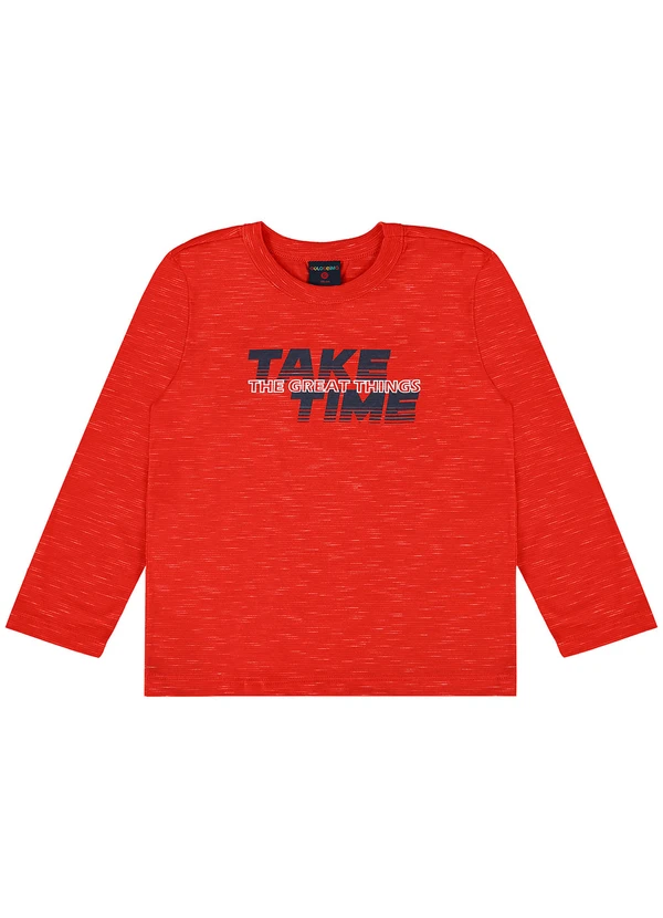 Guloseima - Camiseta Infantil para Menino Guloseima Vermelho