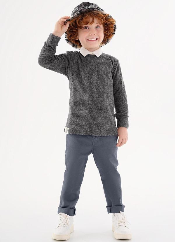 Up Baby - Camiseta Infantil para Menino Preto 2