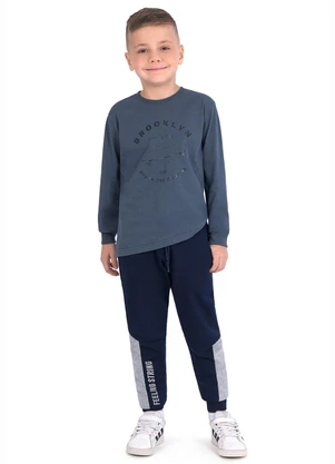 Ddk - Camiseta Infantil Skateboard Azul - DDK