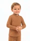 Ddk - Camiseta Infantil Little Bear Branco - variação: Marrom