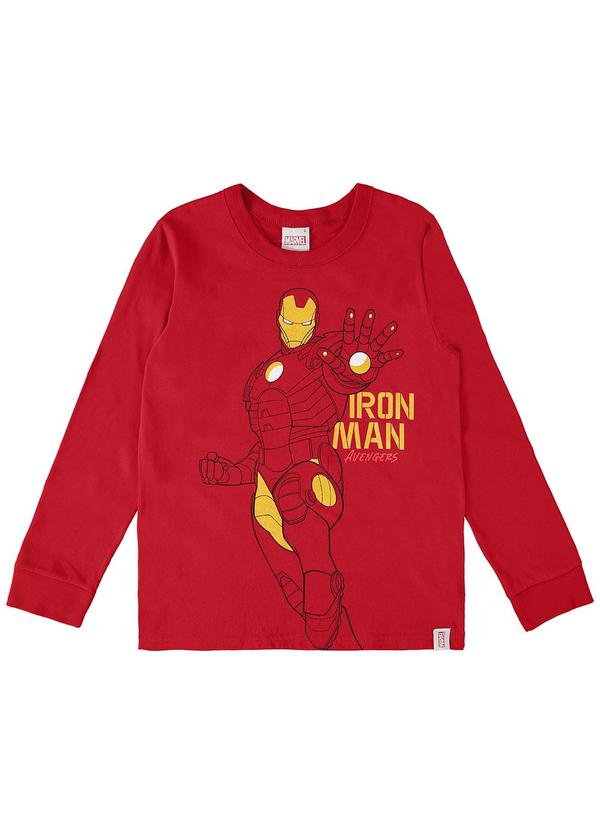 Malwee Kids - Camiseta Iron Man® Menino Vermelho