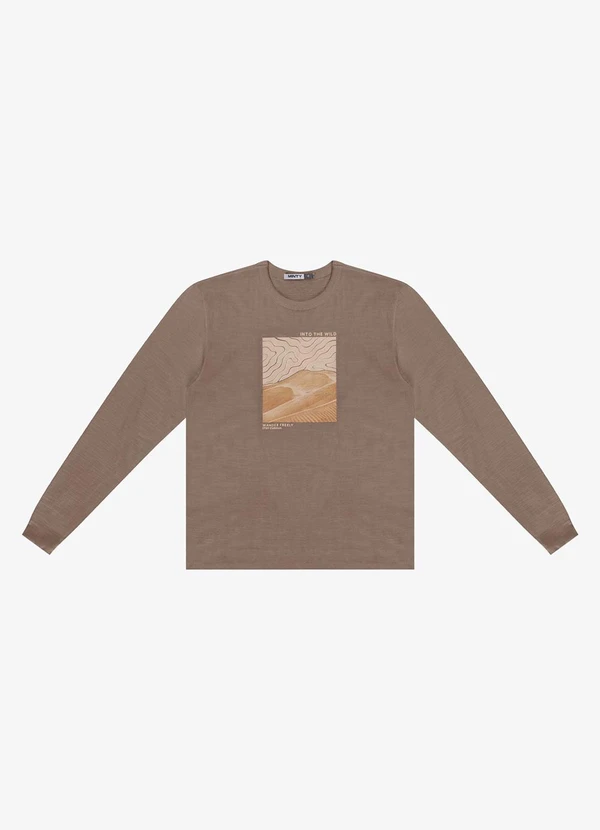 Minty - Camiseta Juvenil com Estampa Marrom 4