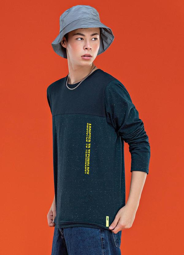 Elian - Camiseta Juvenil Menino Addicted Beats Azul