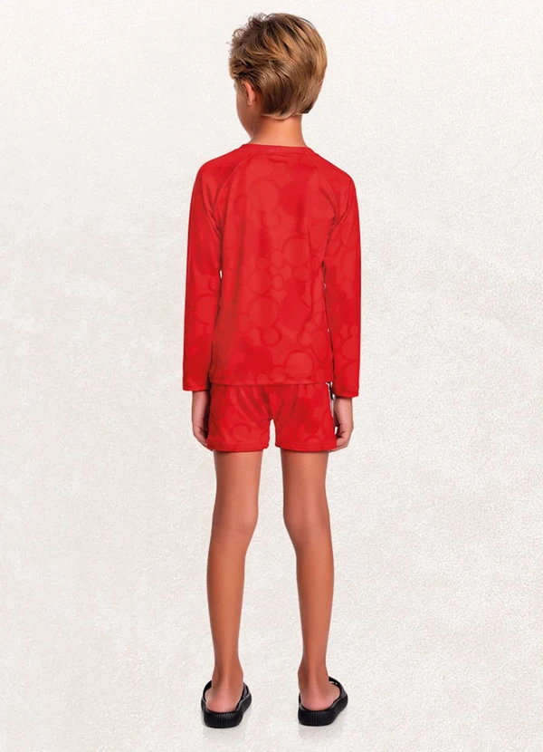 Fakini Kids - Camiseta M/Longa Mickey Vermelho 2