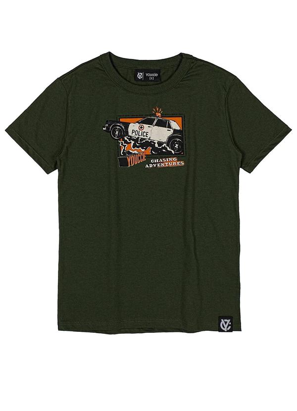 Youccie - Camiseta Manga Curta Preta