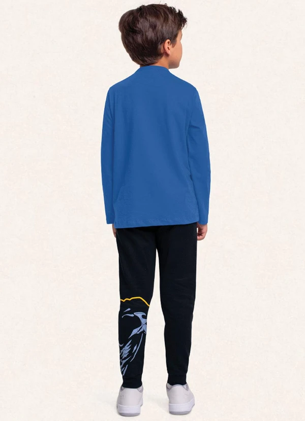 Fakini Kids - Camiseta Manga Longa Batman Azul 4