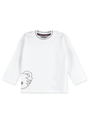 Tigor T Tigre - Camiseta Manga Longa Bebê Branco - TIGOR T TIGRE