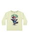 Elian - Camiseta Manga Longa Bebê Menino Bichos Azul - variação: Verde