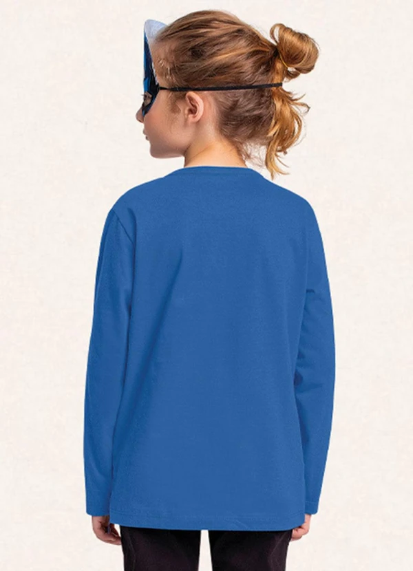 Fakini Kids - Camiseta Manga Longa C/Mascara Avengers Azul 2