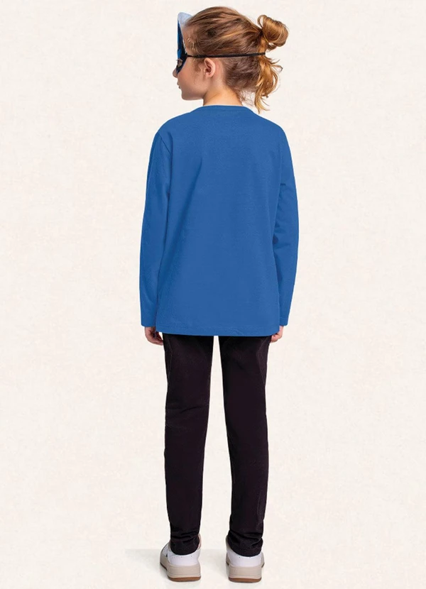 Fakini Kids - Camiseta Manga Longa C/Mascara Avengers Azul 4