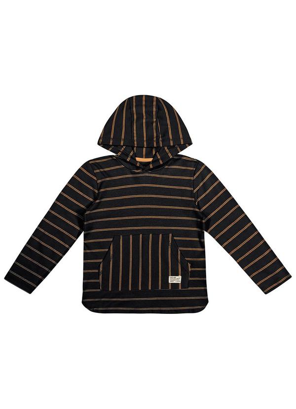 Trick Nick - Camiseta Manga Longa com Capuz Preto