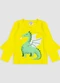 Turminha - Camiseta Manga Longa Dragão Menino Amarelo - variação: Amarelo