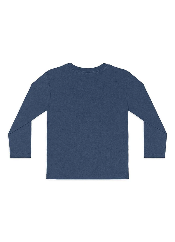 Quimby - Camiseta Manga Longa Estampa Azul 4