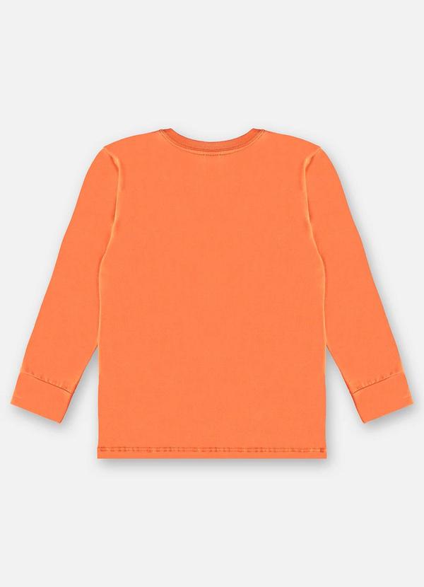 Up Baby - Camiseta Manga Longa Infantil Laranja 4