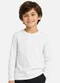 Select - Camiseta Manga Longa Infantil Masculina Cinza - variação: Branco