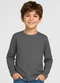 Select - Camiseta Manga Longa Infantil Masculina Cinza - variação: Cinza