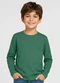 Select - Camiseta Manga Longa Infantil Masculina Cinza - variação: Verde