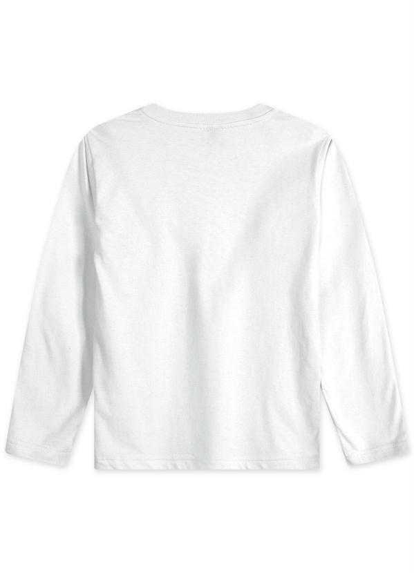Tigor T Tigre - Camiseta Manga Longa Menino Infantil Branco 2