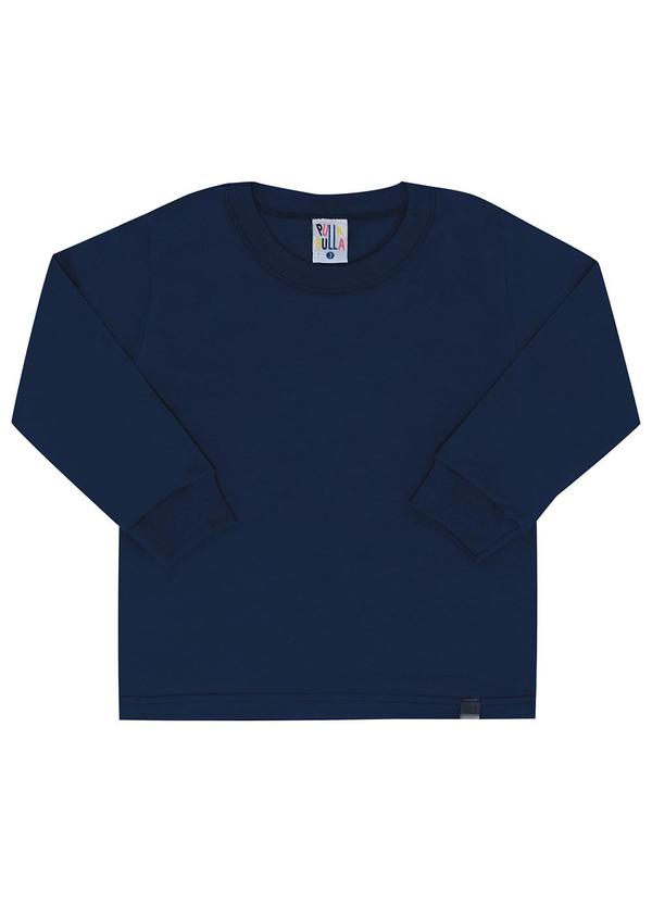 Pulla Bulla - Camiseta Manga Longa Menino Azul