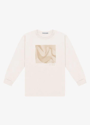 Trick Nick - Camiseta Manga Longa Masculino Bege - TRICK NICK