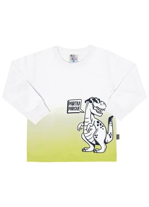 Pulla Bulla - Camiseta Manga Longa Menino Branco - PULLA BULLA