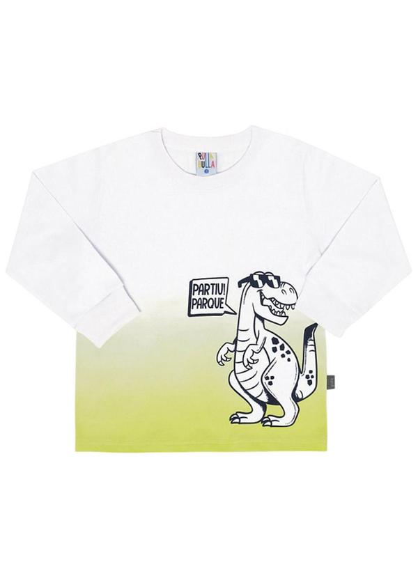 Pulla Bulla - Camiseta Manga Longa Menino Branco 1