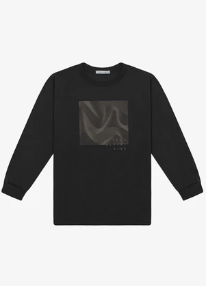 Trick Nick - Camiseta Manga Longa Masculino Preto - TRICK NICK