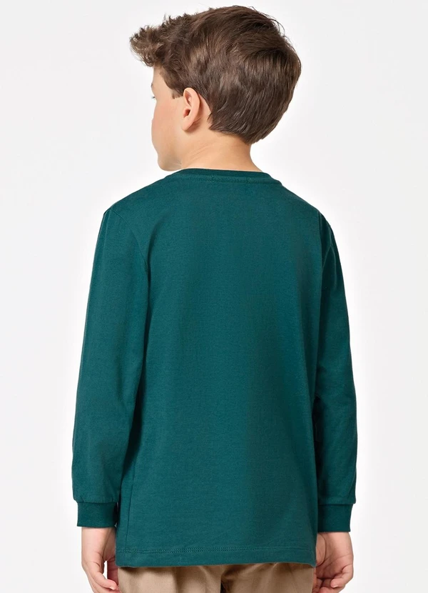 Trick Nick - Camiseta Manga Longa Masculino Verde 2