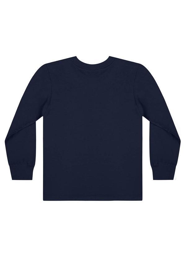 Quimby - Camiseta Manga Longa Menino Azul 2