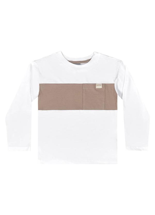 Quimby - Camiseta Manga Longa Menino Branco 3