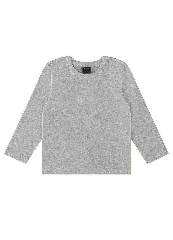 Guloseima - Camiseta Manga Longa Menino Cinza
