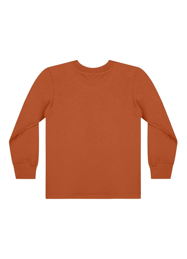 Quimby - Camiseta Manga Longa Menino Laranja 4