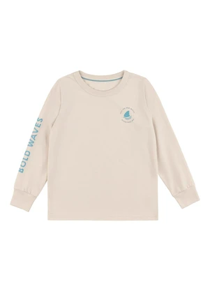 Camiseta Manga Longa Menino Marisol (Bege) - MARISOL
