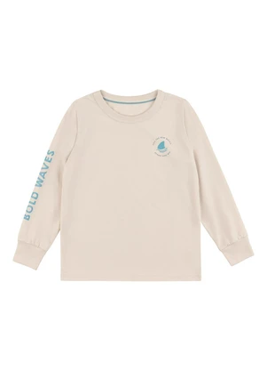 Camiseta Manga Longa Menino Marisol (Bege) - MARISOL