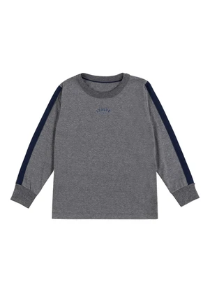 Camiseta Manga Longa Menino Marisol (Cinza) - MARISOL