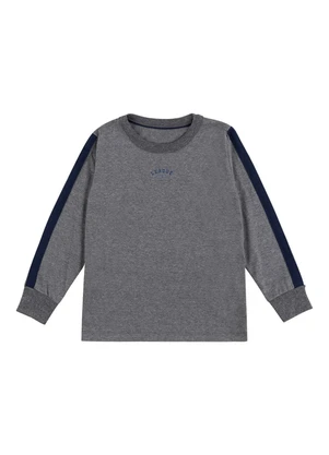 Camiseta Manga Longa Menino Marisol (Cinza) - MARISOL