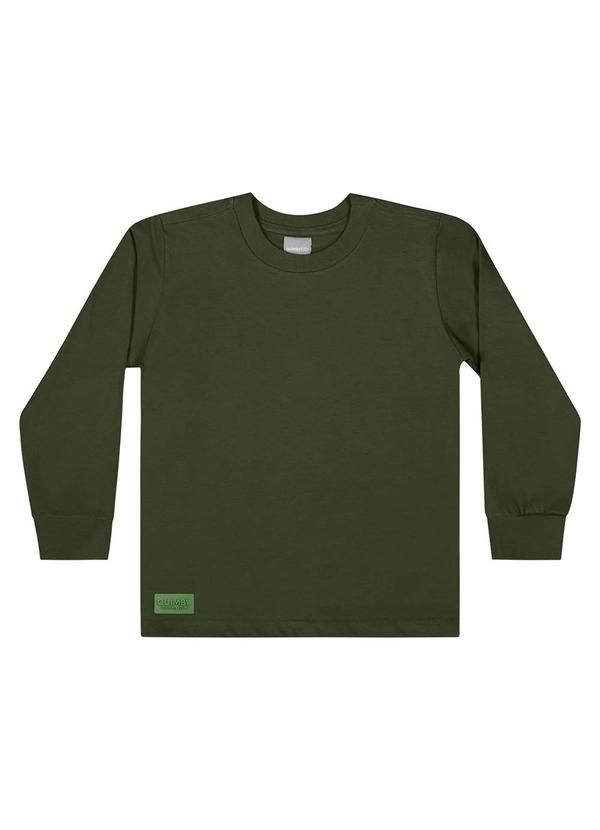 Quimby - Camiseta Manga Longa Menino Verde