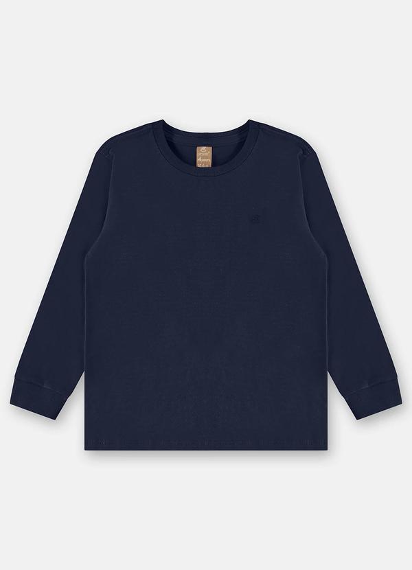 Up Baby - Camiseta Manga Longa para Menino Azul
