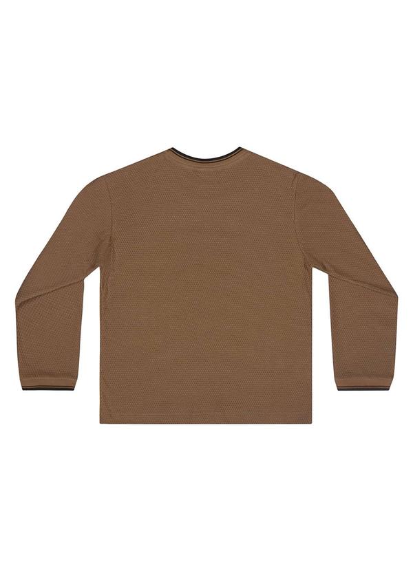 Quimby - Camiseta Manga Longa para Menino Marrom 4