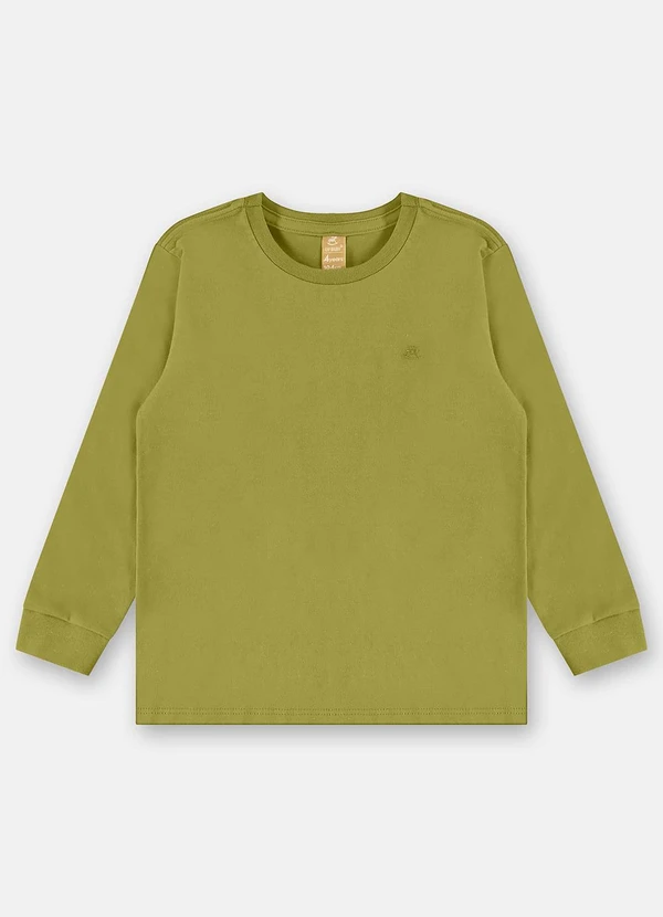 Up Baby - Camiseta Manga Longa para Menino Verde