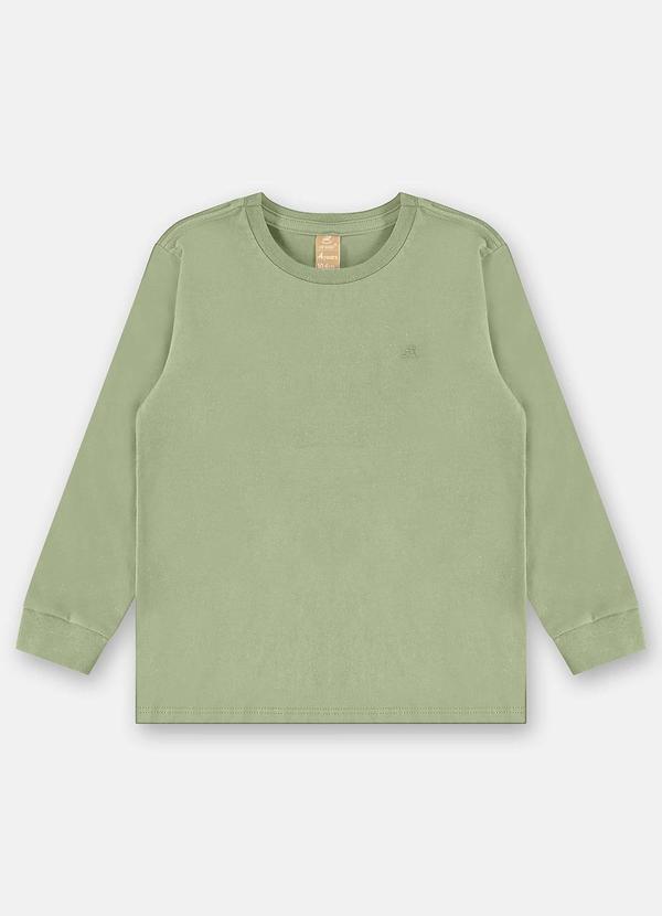 Up Baby - Camiseta Manga Longa para Menino Verde