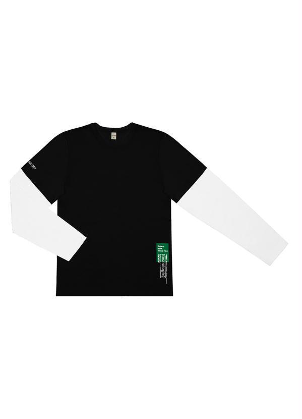 Rovitex Teen - Camiseta Manga Longa Preto