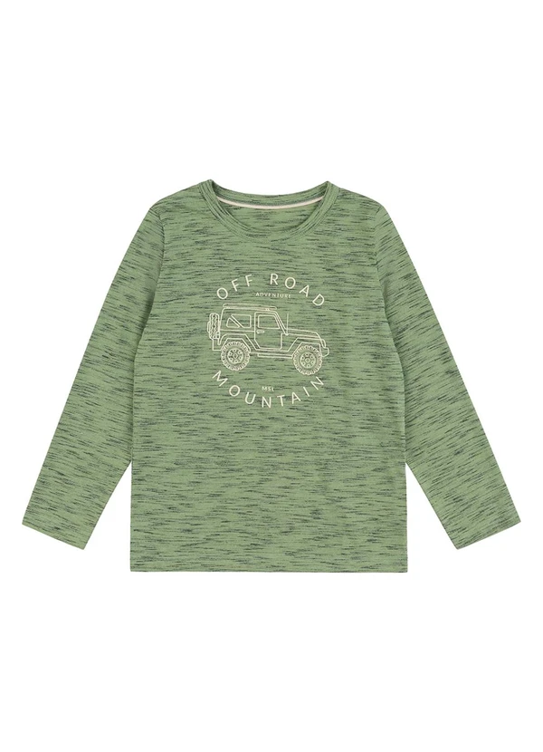 Marisol - Camiseta Manga Longa Road Menino Marisol Verde