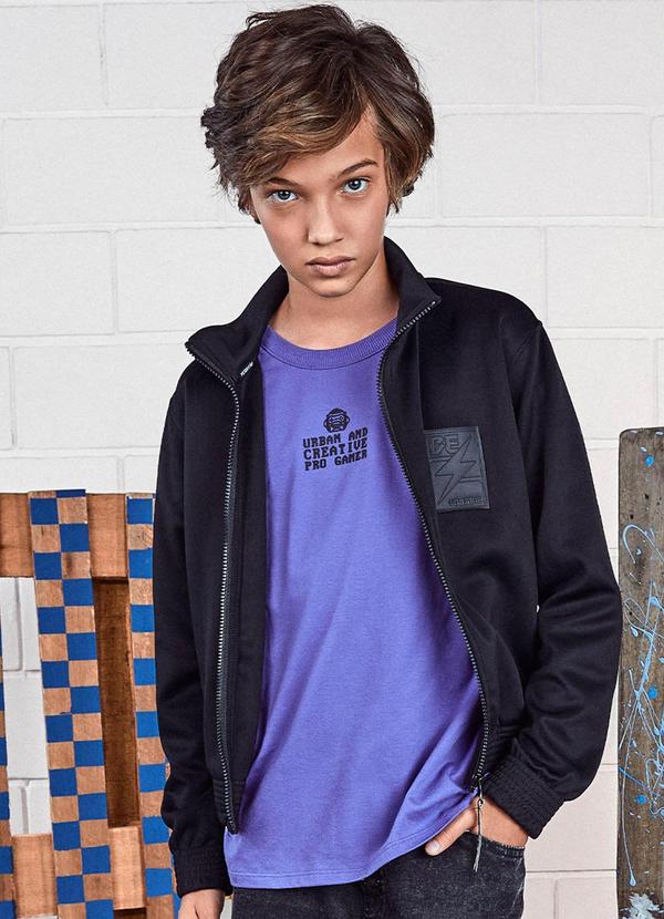 Youccie - Camiseta Manga Longa Roxa Roxa