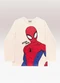 Fakini Kids - Camiseta Manga Longa Spider-Man Bege - variação: Bege