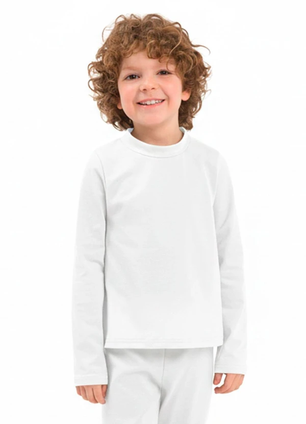 Ddk - Camiseta Manga Longa Térmica Branco