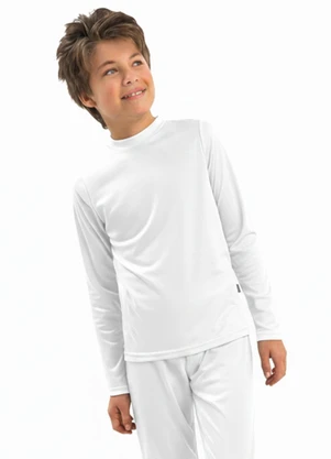 Ddk - Camiseta Manga Longa Térmica Branco - DDK
