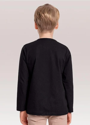 Fakini Kids - Camiseta Manga Longa Toy Story Preto - FAKINI KIDS