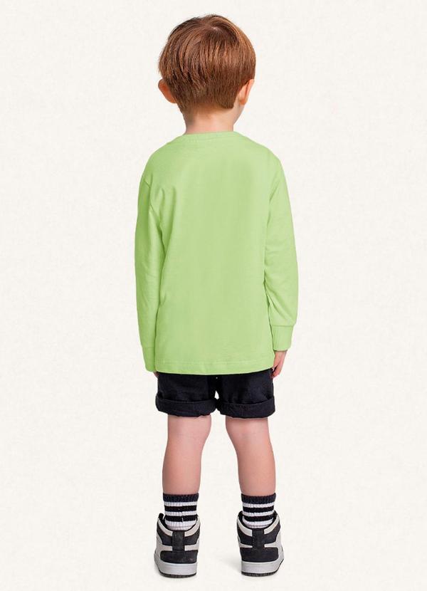 Fakini Kids - Camiseta Manga Longa Verde 2