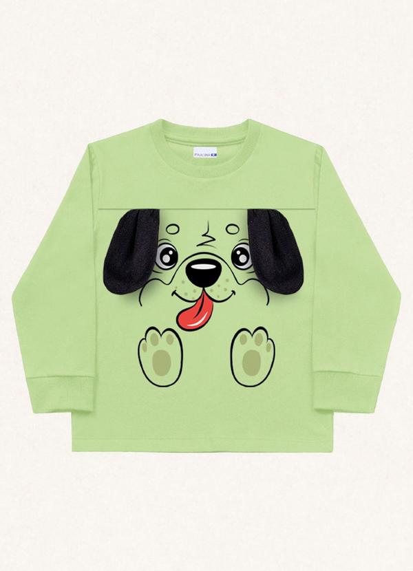 Fakini Kids - Camiseta Manga Longa Verde 4